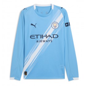 Pánské fotbalový oblečení Manchester City Domácí košile 2025-26 Dlouhým Rukávem